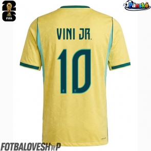 Brazílie Vinicius Junior #10 Domácí Dres MS 2026 Krátký Rukáv