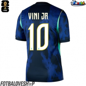 Brazílie Vinicius Junior #10 Venkovní Dres MS 2026 Krátký Rukáv