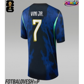 Brazílie Vinicius Junior #7 Dámské Venkovní Dres MS 2026 Krátký Rukáv