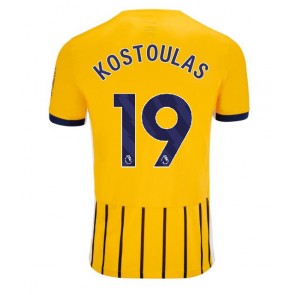 Brighton Charalampos Kostoulas #19 Alternativní Dres 2025-26 Krátký Rukáv