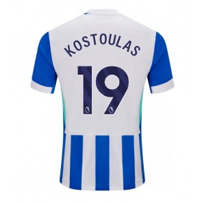 Brighton Charalampos Kostoulas #19 Domácí Dres 2025-26 Krátký Rukáv