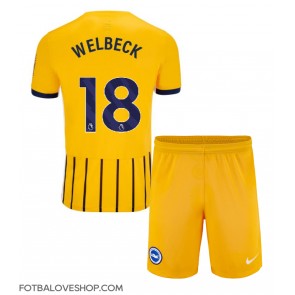 Brighton Danny Welbeck #18 Dětské Venkovní Dres 2024-25 Krátký Rukáv (+ trenýrky)