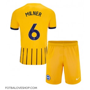 Brighton James Milner #6 Dětské Venkovní Dres 2024-25 Krátký Rukáv (+ trenýrky)