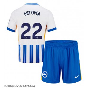 Brighton Kaoru Mitoma #22 Dětské Domácí Dres 2024-25 Krátký Rukáv (+ trenýrky)