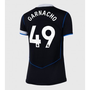Chelsea Alejandro Garnacho #49 Dámské Alternativní Dres 2025-26 Krátký Rukáv