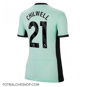 Chelsea Ben Chilwell #21 Dámské Alternativní Dres 2023-24 Krátký Rukáv