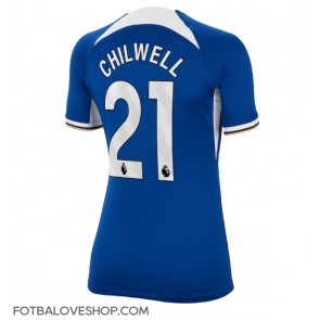Chelsea Ben Chilwell #21 Dámské Domácí Dres 2023-24 Krátký Rukáv