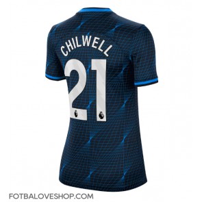 Chelsea Ben Chilwell #21 Dámské Venkovní Dres 2023-24 Krátký Rukáv