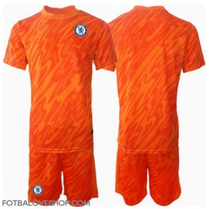 Chelsea Brankářské Dětské Domácí Dres 2024-25 Krátký Rukáv (+ trenýrky)