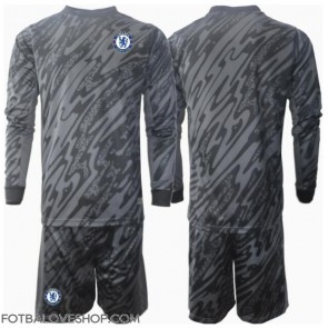 Chelsea Brankářské Dětské Venkovní Dres 2024-25 Dlouhý Rukáv (+ trenýrky)