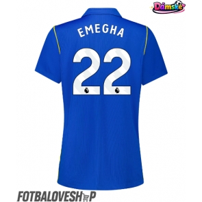 Chelsea Emmanuel Emegha #22 Dámské Domácí Dres 2026-27 Krátký Rukáv