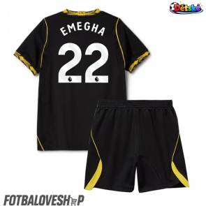 Chelsea Emmanuel Emegha #22 Dětské Venkovní Dres 2026-27 Krátký Rukáv (+ trenýrky)