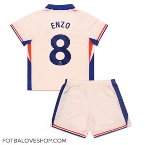 Chelsea Enzo Fernandez #8 Dětské Venkovní Dres 2024-25 Krátký Rukáv (+ trenýrky)