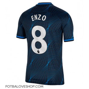 Chelsea Enzo Fernandez #8 Venkovní Dres 2023-24 Krátký Rukáv
