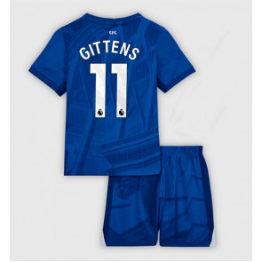 Chelsea Jamie Gittens #11 Dětské Domácí Dres 2025-26 Krátký Rukáv (+ trenýrky)