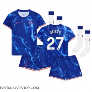 Chelsea Malo Gusto #27 Dětské Domácí Dres 2024-25 Krátký Rukáv (+ trenýrky)