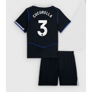 Chelsea Marc Cucurella #3 Dětské Alternativní Dres 2025-26 Krátký Rukáv (+ trenýrky)