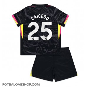 Chelsea Moises Caicedo #25 Dětské Alternativní Dres 2024-25 Krátký Rukáv (+ trenýrky)