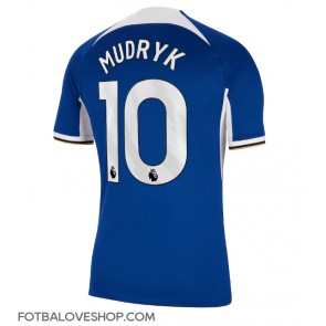 Chelsea Mykhailo Mudryk #10 Domácí Dres 2023-24 Krátký Rukáv