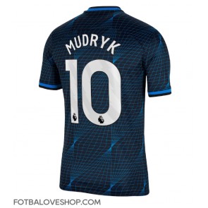 Chelsea Mykhailo Mudryk #10 Venkovní Dres 2023-24 Krátký Rukáv