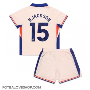 Chelsea Nicolas Jackson #15 Dětské Venkovní Dres 2024-25 Krátký Rukáv (+ trenýrky)