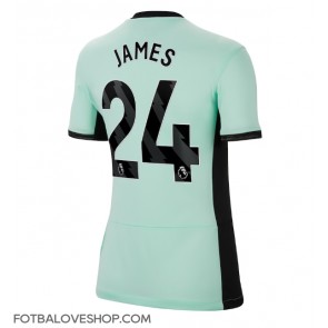 Chelsea Reece James #24 Dámské Alternativní Dres 2023-24 Krátký Rukáv