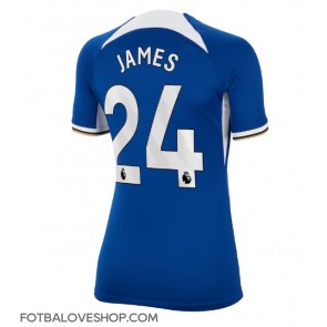 Chelsea Reece James #24 Dámské Domácí Dres 2023-24 Krátký Rukáv