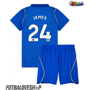 Chelsea Reece James #24 Dětské Domácí Dres 2026-27 Krátký Rukáv (+ trenýrky)