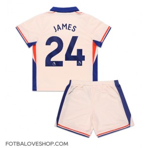 Chelsea Reece James #24 Dětské Venkovní Dres 2024-25 Krátký Rukáv (+ trenýrky)