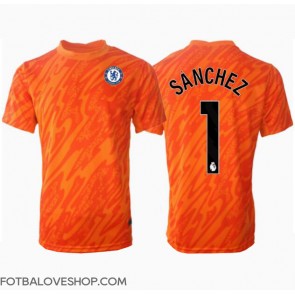 Chelsea Robert Sanchez #1 Brankářské Domácí Dres 2024-25 Krátký Rukáv