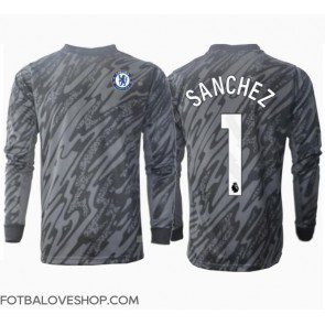 Chelsea Robert Sanchez #1 Brankářské Venkovní Dres 2024-25 Dlouhý Rukáv
