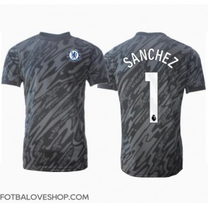 Chelsea Robert Sanchez #1 Brankářské Venkovní Dres 2024-25 Krátký Rukáv