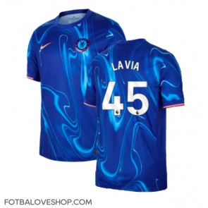Chelsea Romeo Lavia #45 Domácí Dres 2024-25 Krátký Rukáv