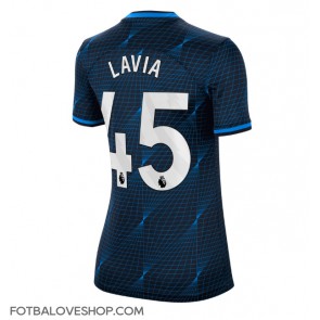 Chelsea Romeo Lavia #45 Dámské Venkovní Dres 2023-24 Krátký Rukáv