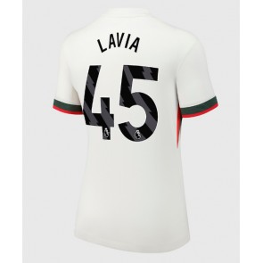 Chelsea Romeo Lavia #45 Dámské Venkovní Dres 2025-26 Krátký Rukáv