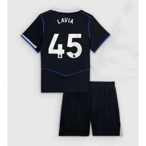 Chelsea Romeo Lavia #45 Dětské Alternativní Dres 2025-26 Krátký Rukáv (+ trenýrky)