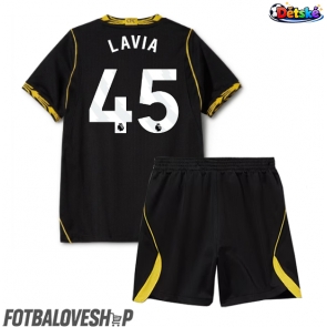 Chelsea Romeo Lavia #45 Dětské Venkovní Dres 2026-27 Krátký Rukáv (+ trenýrky)