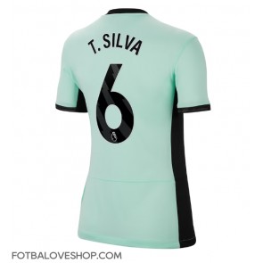 Chelsea Thiago Silva #6 Dámské Alternativní Dres 2023-24 Krátký Rukáv