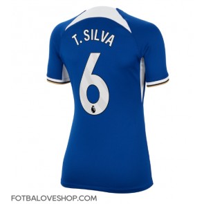 Chelsea Thiago Silva #6 Dámské Domácí Dres 2023-24 Krátký Rukáv