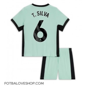 Chelsea Thiago Silva #6 Dětské Alternativní Dres 2023-24 Krátký Rukáv (+ trenýrky)