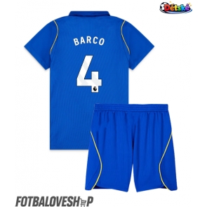 Chelsea Valentin Barco #4 Dětské Domácí Dres 2026-27 Krátký Rukáv (+ trenýrky)