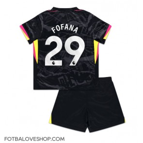 Chelsea Wesley Fofana #29 Dětské Alternativní Dres 2024-25 Krátký Rukáv (+ trenýrky)