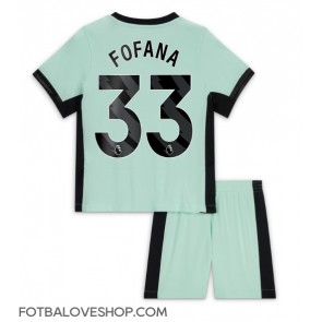 Chelsea Wesley Fofana #33 Dětské Alternativní Dres 2023-24 Krátký Rukáv (+ trenýrky)