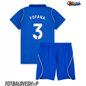 Chelsea Wesley Fofana #3 Dětské Domácí Dres 2026-27 Krátký Rukáv (+ trenýrky)