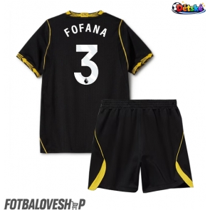 Chelsea Wesley Fofana #3 Dětské Venkovní Dres 2026-27 Krátký Rukáv (+ trenýrky)