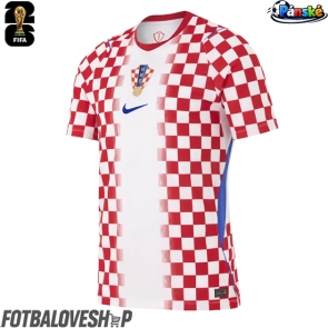 Chorvatsko Domácí Dres MS 2026 Krátký Rukáv