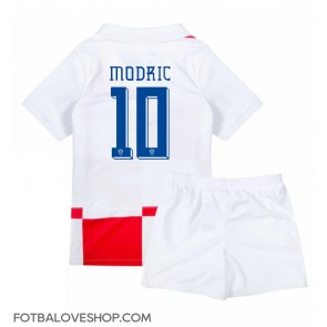 Chorvatsko Luka Modric #10 Dětské Domácí Dres ME 2024 Krátký Rukáv (+ trenýrky)