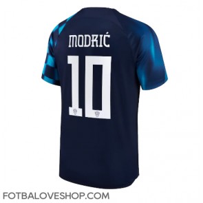 Chorvatsko Luka Modric #10 Venkovní Dres MS 2022 Krátký Rukáv
