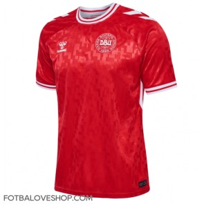 Dánsko Domácí Dres ME 2024 Krátký Rukáv