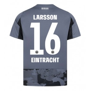Eintracht Frankfurt Hugo Larsson #16 Alternativní Dres 2025-26 Krátký Rukáv